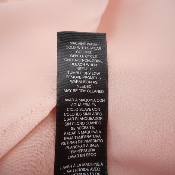 Chico's Black Label size 1 Women's M Pastel Pink Button-up Long Sleeve Blouse - Picture 10 of 12